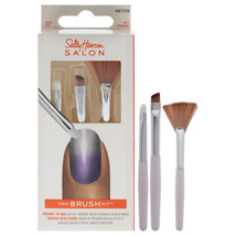 Salon Pro Brush Kit - 48709 by Sally Hansen for Women - 3 Pc Glitter Plu... - $149.30 MXN