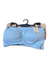 Lucky Brand Women’s Seamless Bandeau Bras set Of 2  Pale Blue Size Large - £15.63 GBP