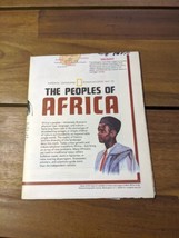 National Geographic Ethnolinguistic Map Of The Peoples Of Africa - £15.56 GBP