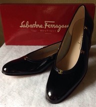 Salvatore Ferragamo Shoes Size: 10.5 Narrow (Us) New Black Patent Leather - £562.25 GBP