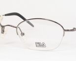Vintage FILA VF8211 568 Dark Silver UNIQUE EYEGLASSES GLASSES FRAME 48-1... - $97.19