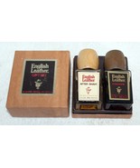 Rare English Leather Cologne &amp; Aftershave Boxed Gift Set ~ New Unused ~ NOS - $99.99