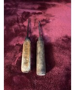Vintage Crystal Ice &amp; Fuel Co Advertising + 1 Non Advertising Ice Picks - $27.16 CAD