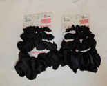 Scunci Scrunchies 2 Packs 8 Scrunchies Multi Sizes Black Small to X-Larg... - £11.40 GBP