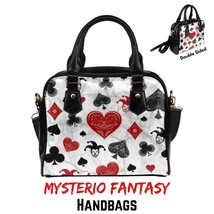 Diamonds Ace Forever-Harley Quinn Inspired PU Leather Shoulder Bag. - £105.60 GBP