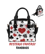Diamonds Ace Forever-Harley Quinn Inspired PU Leather Shoulder Bag. - $135.00