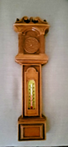 VINTAGE WALL DECOR GRANDFATHER CLOCK BAROMETER 12.5&quot; X 4&quot; - $280.93 MXN