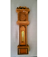 VINTAGE WALL DECOR GRANDFATHER CLOCK BAROMETER 12.5&quot; X 4&quot; - €12,90 EUR