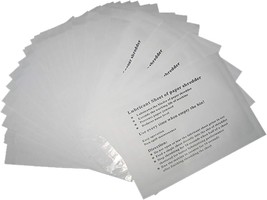 Shredder Lubricant Sheets Pack of 24 - £27.94 GBP