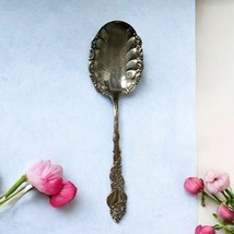 Antique 1893 International Columbia Silverplate Serving Spoon 9&quot; As Is - $9.50