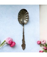 Antique 1893 International Columbia Silverplate Serving Spoon 9&quot; As Is - $13.02 CAD