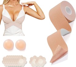 Boob Tape, Invisible Breast Lift Tap 2-Inch, water-proof and Sweatproof ... - £10.08 GBP