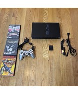 Sony PlayStation 2 SCPH 30001 R Silver Controller Memory Card 3 Games TE... - $103.49