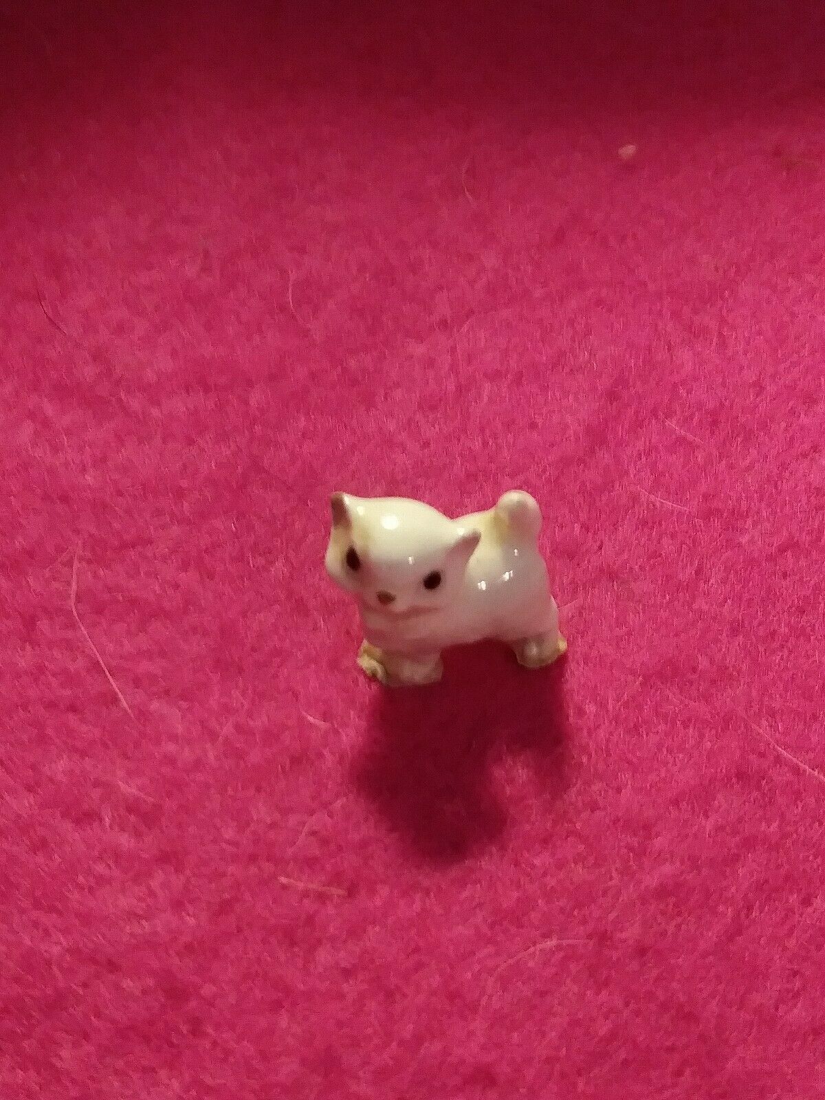 Hagen renaker Small White Persian Kitten Cat Standing No damages Older p... - $10.00