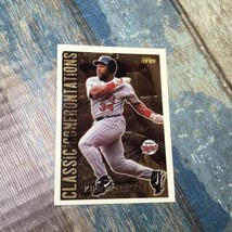 1996 Topps Classic Confrontations #CC4 Kirby Puckett Twins - £1.17 GBP