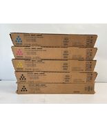 5 OEM Ricoh IM C4500,C6000 Cyan,Mag,Yel &amp; Blk Toner 842279,842280,81,82 ... - $358.00