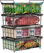 Ispecle Freezer Organizer Bins - Fit 10 To 20 Cu.Ft Deep Freezer, 4 Pack... - $97.94