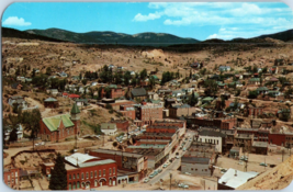 Panorama of Central City a Famous Old Mining Town Colorado Postcard - £24.73 GBP