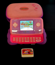 Vtech Mobigo 2 Touch Learning Pink System with 2 Games Works Great. - £31.28 GBP