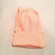 Hat San Remo NWT Girls Winter Accessories Peach Color Size S &amp; L Knit Tube - £4.71 GBP