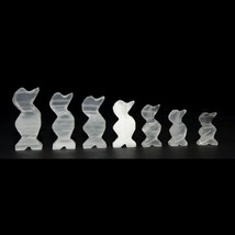 Set of 7 From The Largest To The Smallest Penguin Small Figurine Marble ... - $14.82