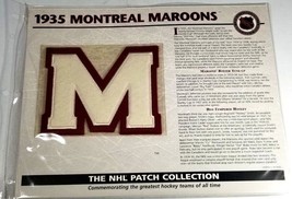 The Nhl Patch Collection 1935 Montreal Maroons Hockey Team Patch - £14.78 GBP