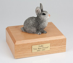 Rabbit Gray Figurine Pet Cremation Urn Available in 3 Different Colors &amp;... - £135.88 GBP+