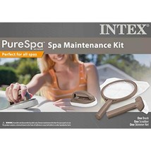 Intex PureSpa Hot Tub Maintenance Accessory Kit with Brush, Skimmer, &amp; S... - £26.47 GBP