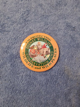 Disney Button Badge Pin Conservation Fund Wildlife &amp; Wild Places - £3.19 GBP