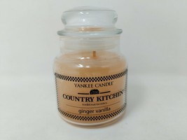 Yankee Candle Country Kitchen 3.7oz Ginger Vanilla Rare Retired Scent VTG - $25.49