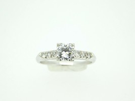 Platinum Genuine Natural Diamond Engagement Ring .66cts (#J750) - £2,138.80 GBP