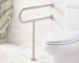 Signature Hardware 320409 Pickens 24&quot; Grab Bar with Leg Support -Stainle... - $95.90