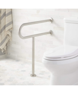 Signature Hardware 320409 Pickens 24&quot; Grab Bar with Leg Support -Stainle... - £76.56 GBP