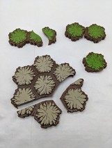 Lot Of (4) *BROKEN* Heroscape Hex Tiles - $8.90