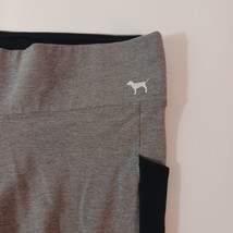 Pink Victoria's Secret Pants Women's Gray & Black Activewear Yoga Leggings 30x28 image 6