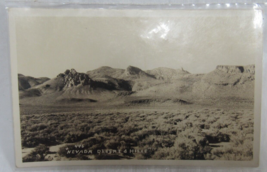 Nevada Desert &amp; Hills 496 Black &amp; White UnPosted EKC Real Photo Postcard... - £2.32 GBP