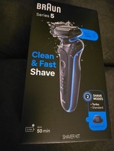 Braun Series 5 Easy Clean Electric Razor Men &amp; Trimmer Wet Dry Shave 5118s - £44.35 GBP