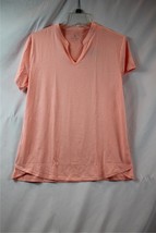 NWT NIP Bele Roy Short Sleeve Sporty Dry Fit V Neck Orange XL - £11.00 GBP