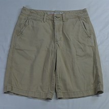American Eagle 32 x 11&quot; Khaki Twill Longboard Chino Shorts - $17.99