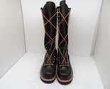 Hoffman Men&#39;s L22175 16″ Steel Toe Pole Climber Boots *Made IN USA* Blac... - $249.37