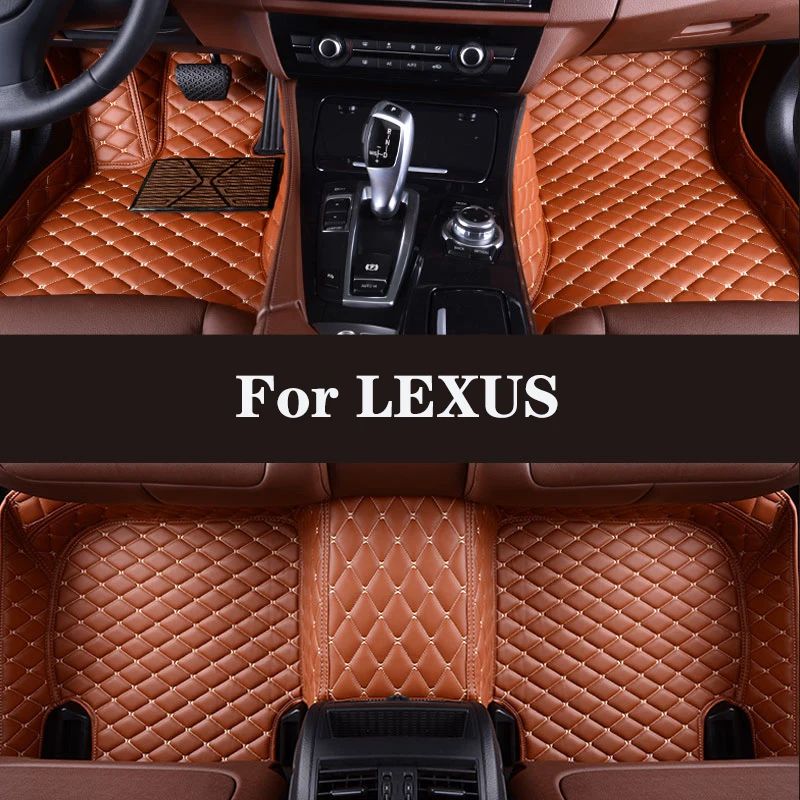 Full Surround Custom Leather Car Floor Mat For LEXUS LX LX570(5seat) RX RX270 - £71.27 GBP