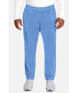 Cherokee Workwear Scrubs Men&#39;s XLT Tall Tapered Leg Pull On Pant Ciel Bl... - $34.60