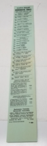 Sample Ballot Democratic November 1968 Humphrey Bonhomme Township Missouri - £14.35 GBP