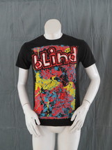 Blind Skateboards Shirt - Splatter Artwork Graphic - Men&#39;s Medium  - £38.54 GBP