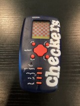 Checkers  Electronic Handheld Travel Game Radica  Blue - Pocket Game Tested - £7.75 GBP