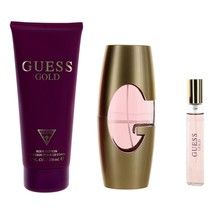 Guess Gold by Parlux, 3 Piece Gift Set for Women - £30.25 GBP