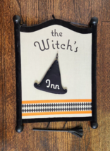 Halloween Decoration Indoor Sign Witch is Inn/Out Changeable Fun Decoration - $39.31 CAD