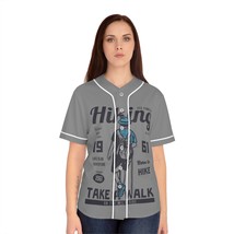 Women&#39;s Moisture-Wicking Baseball Jersey, Customzied AOP Design, Comfort... - $38.11