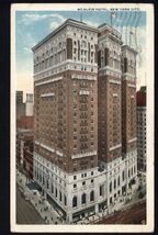 1917 MCALPIN HOTEL NEW YORK CITY * mailed Providence RI 1c stamp flag ca... - $4.95