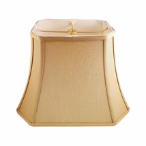 Royal Designs Rectangle Cut Corner Lamp Shade, Antique Gold, (7 X 10) X (12.25 X - £127.09 GBP